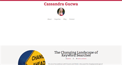 Desktop Screenshot of cassandragucwa.com